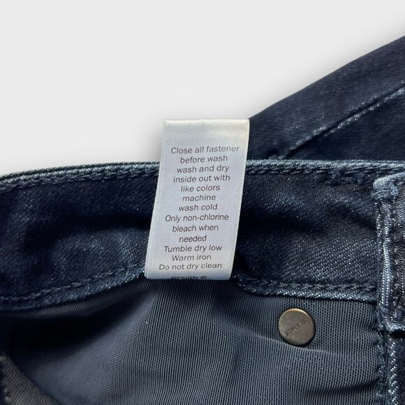 Athleta Sculptek Overdye Dark Wash Skinny Jeans Size 4 - Picture 6 of 9